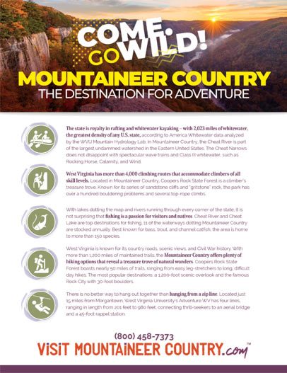 Mountaineer Country Fact Sheet