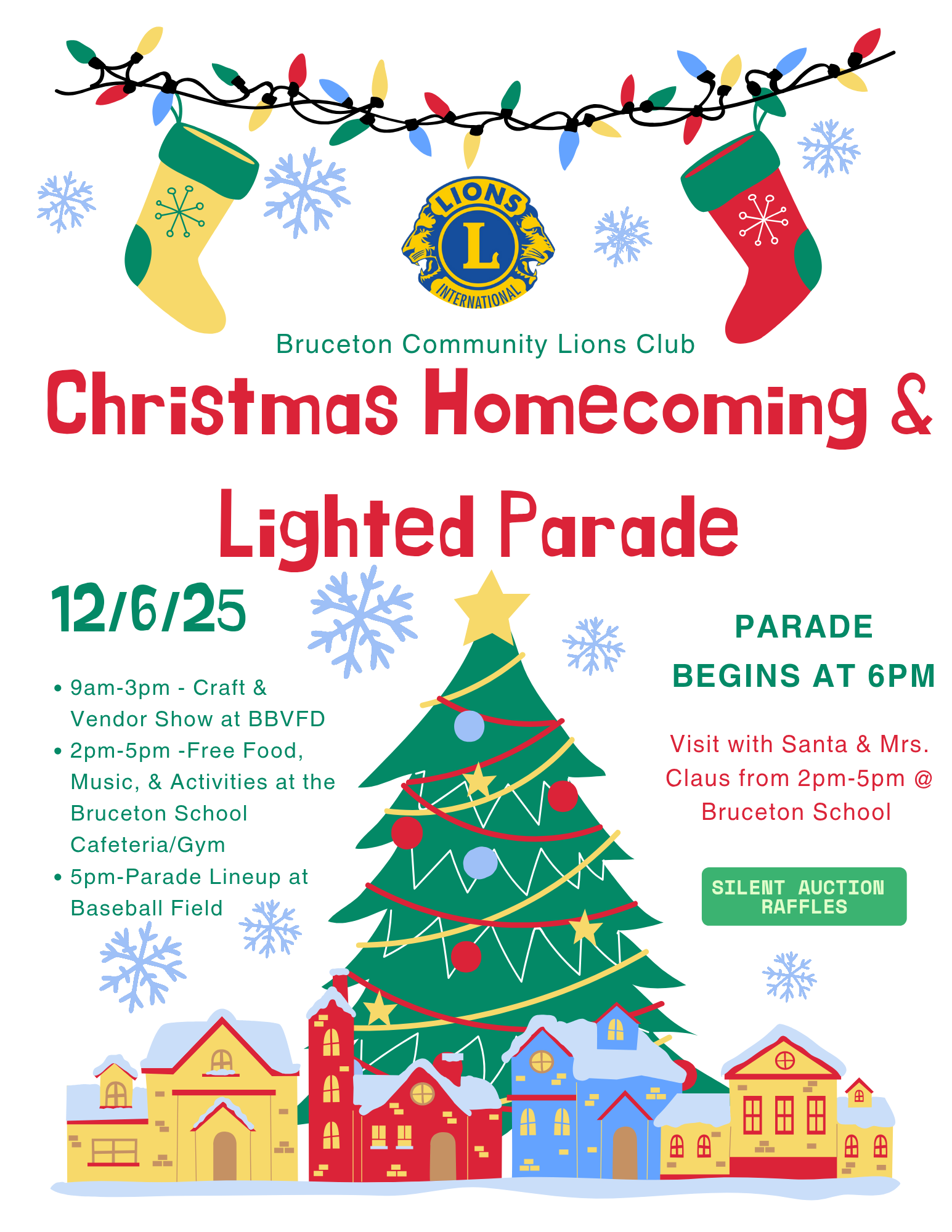 christmas homecoming and lighted parade