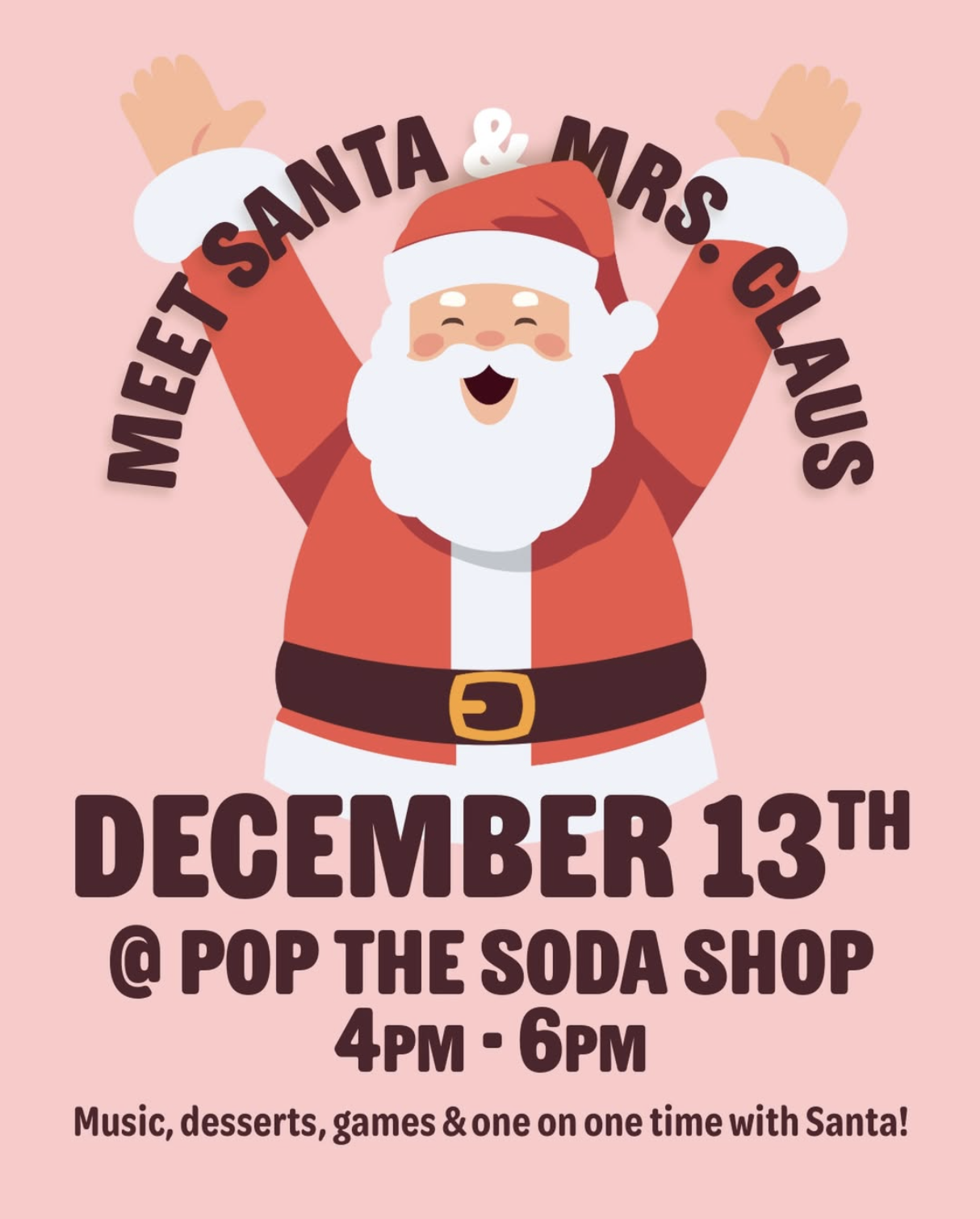 meet santa pop the soda shop