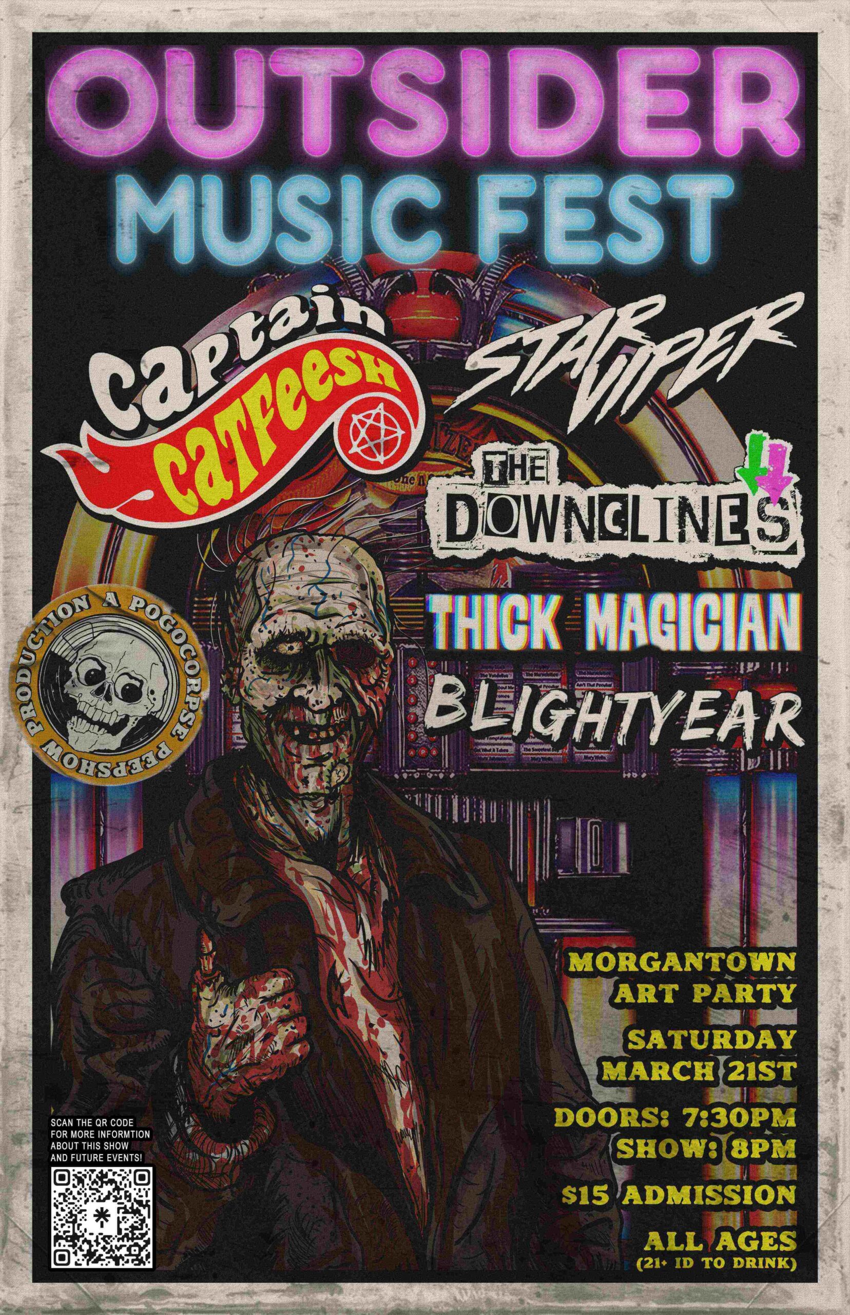 Fozombie-QR-less-quality Outider Music Fest