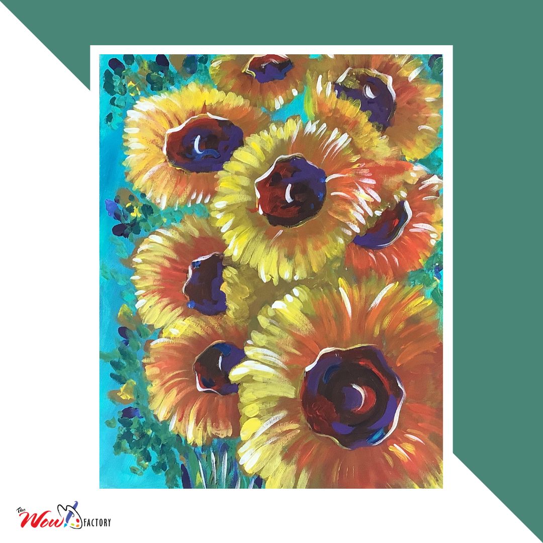 Paint-n-Sip-Sunflower-Bursts