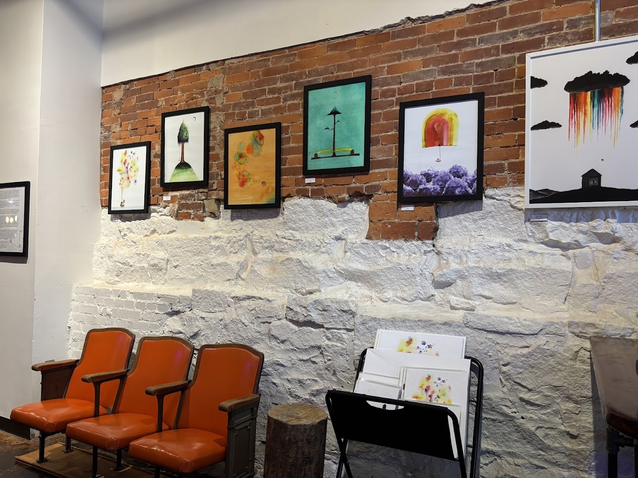Pictures on a wall